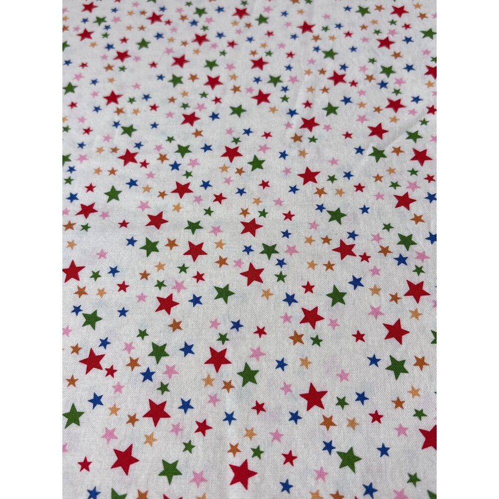Hancock Fabrics Star Pattern Cotton Fabric 1/2 yard x 44" Sewing Quilting